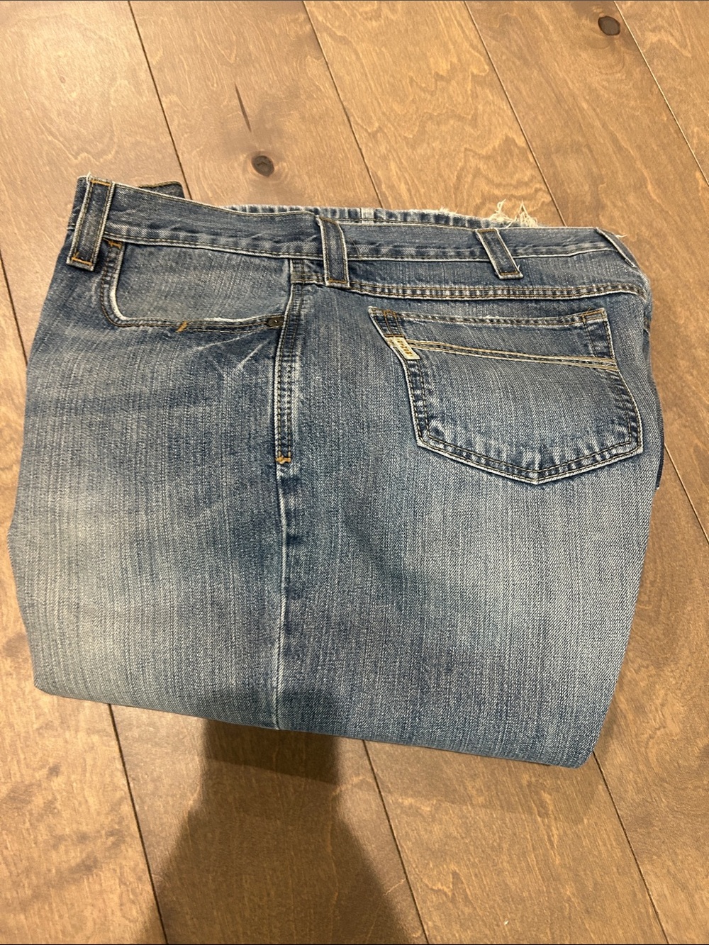 Relaxed Fit Men's Light Blue Denim Jeans